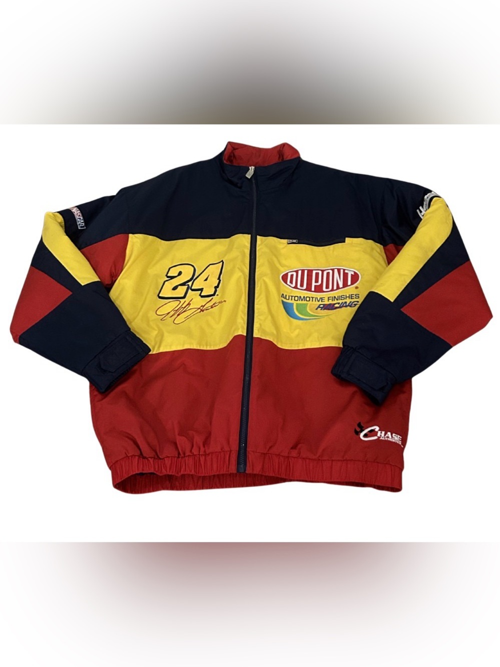 Chase Authentics Jeff Gordon DuPont NASCAR Jacket Menβs XL Racing Coat